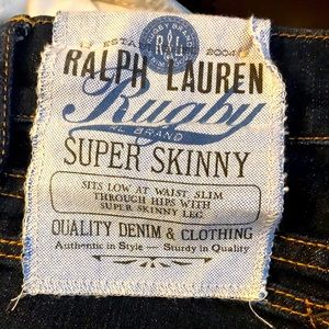 Ralph Lauren Rugby Super Skinny Jeans. NWT